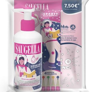 Saugelia - spazi alle bambini dai 3 anni ph 4,5 200ml+matite colorate