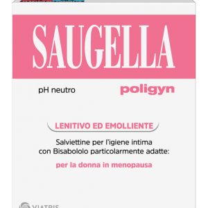 Saugelia - poligyn salviettine per l'igiene intima 10pz ph neutro