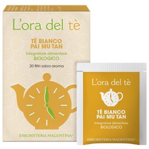 Magentina - L'ora del tè - tè bianco pai mu tan 20 filtri