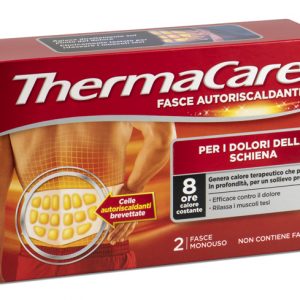 Thermacare - Fasce autoriscaldanti per i dolori della schiena 2 fasce monouso