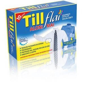 Tillflai - aloni mai assorbenti ascellari salva abiti 10pz