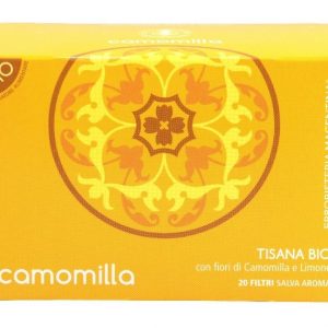 Magentina - tisana bio camomilla con fiori di camomilla e limone 20 filtri