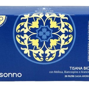 Magentina - tisana bio sonno 20 filtri con melisa biancospino e arancio