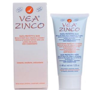 Vea zinco pasta protetiva base ricca in olio vea protettiva, emoliente, idratante antiossidante ed astringente 40ml