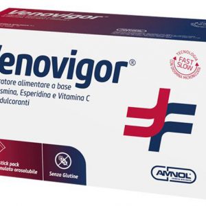 Amnol - Venovigor integratore alimentare a base di diosmina, esperidina e vitamina C 20 stick