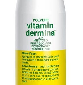 Vitamindermina - con mentolo rinsfricante, deodorante e assorbente 100g