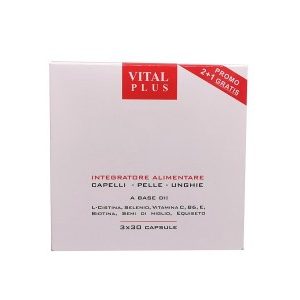 Vital plus - integratore alimentare capelli, pelle, unghie 90 capsule