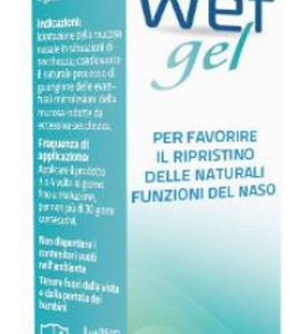 Wet - gel per favorire il ripristino delle naturali funzioni del naso20g