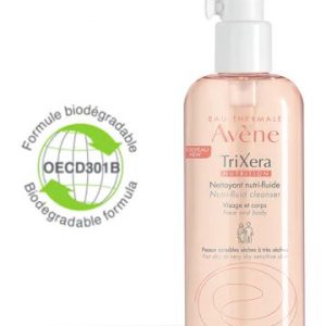 Avène trixera - gel detergente nutri-fluido viso e corpo pelli sensibili