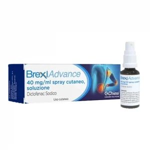 Brexi advance - 40mg/ml spray cutaneo soluzione diclofenc sodico 30ml