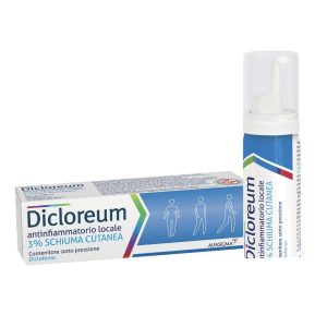 Dicloreum schiuma cutanea