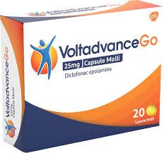 Voltadvance go - 25mg capsule molli diclofenac epolamina 20cps