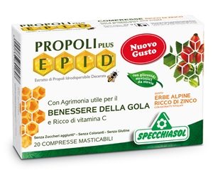 Propoli plus - Epid con agrimonia per il benessere della gola 20cpr