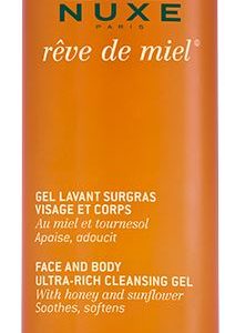 Nuxe Paris Reve de miel gel lavant surgras visage et corps 400ml