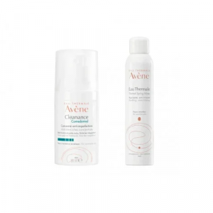 Avène cleanance comedomed - kit concentrato anti-imperfezioni 30ml + eau thermale acqua termale lenitiva peaux sensibles 50ml