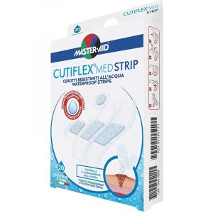 Master-aid - cerotti cutiflex med strip resistenti all'acqua 20pz 4 formati