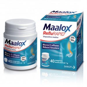 Maalox reflurapid 40cpr masticabili