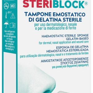 Master-aid - Tampone emostatico di gelatina sterile 5pz 4x1x1cm