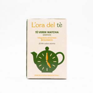 Magentina - L'ora del tè - tè verde matcha arancio biologico 20 filtri