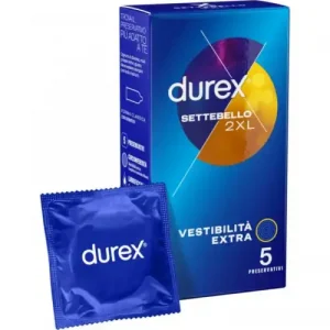 Durex - 5 preservativo settebello 2XL