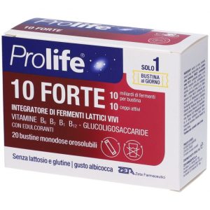 Prolife - 10 forte integratore di fermenti laticci vivi 20 bustine