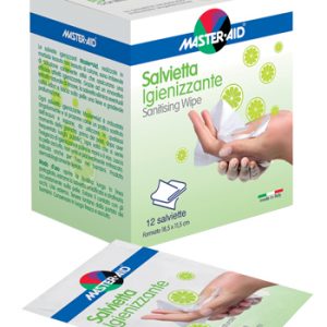 Master-aid - salvietta igienizzante 12pz