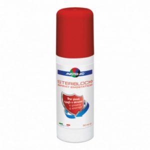 Master-aid - steriblock spray emostatico per piccoli tagli e abrasioni 50ml